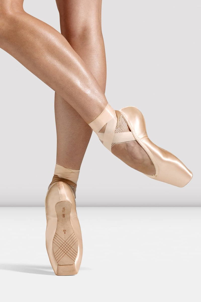 BLOCH etu トゥシューズ 7 XX ピンク Etu Suede Toe Pointe Shoes, Pink – BLOCH Dance EU