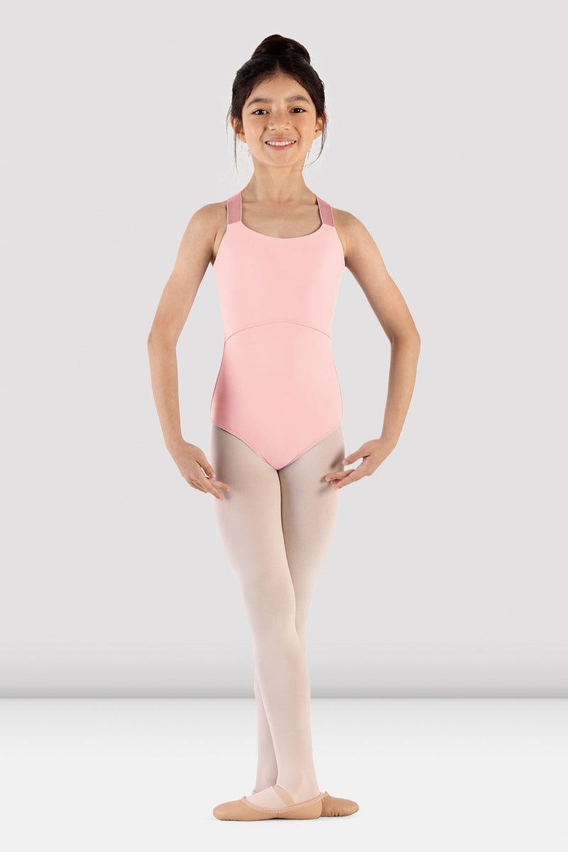 Bloch Girls Pintuck X Back leotard main image 0