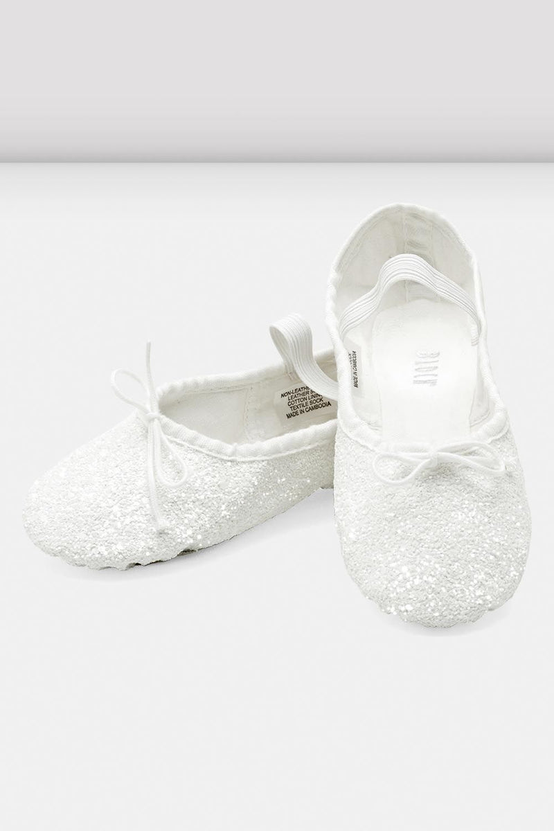 Girls Sparkle Ballet Shoes, White | BLOCH EU â BLOCH Dance EU