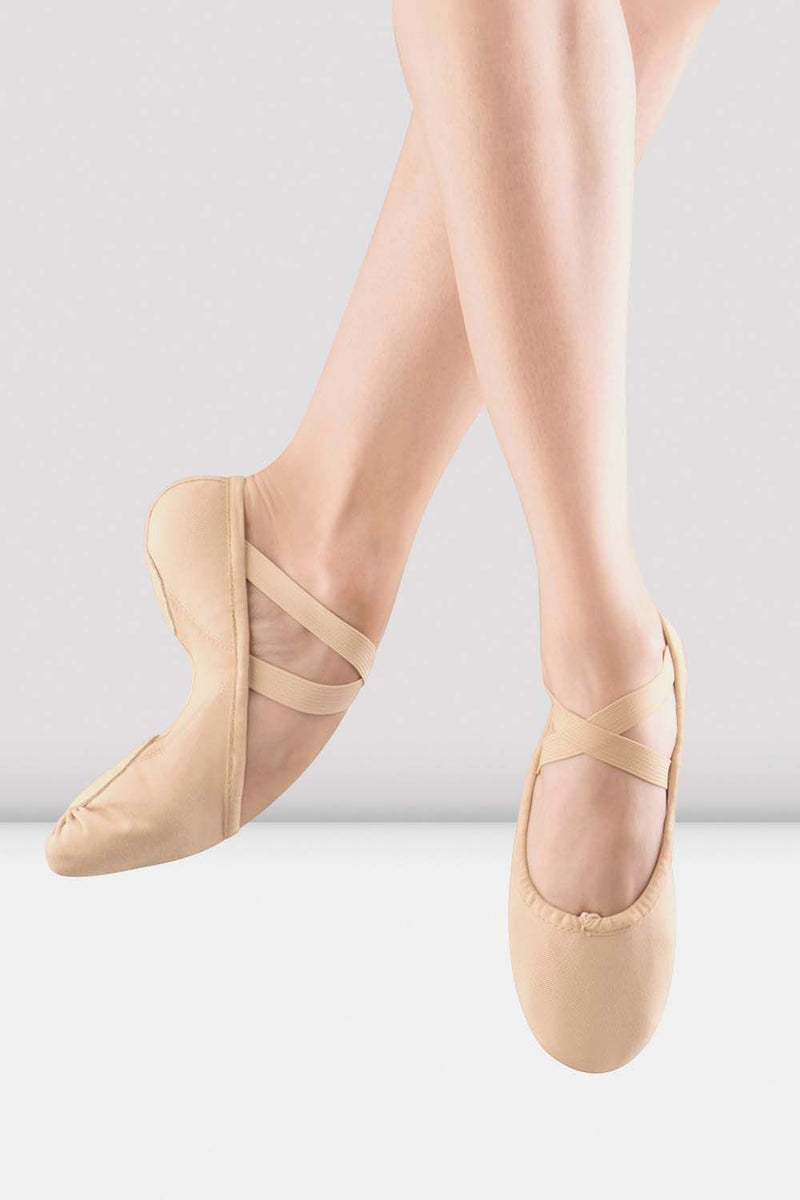 Ladies Proflex Canvas Ballet Shoes Light Sand Bloch Eu Bloch Dance Eu 