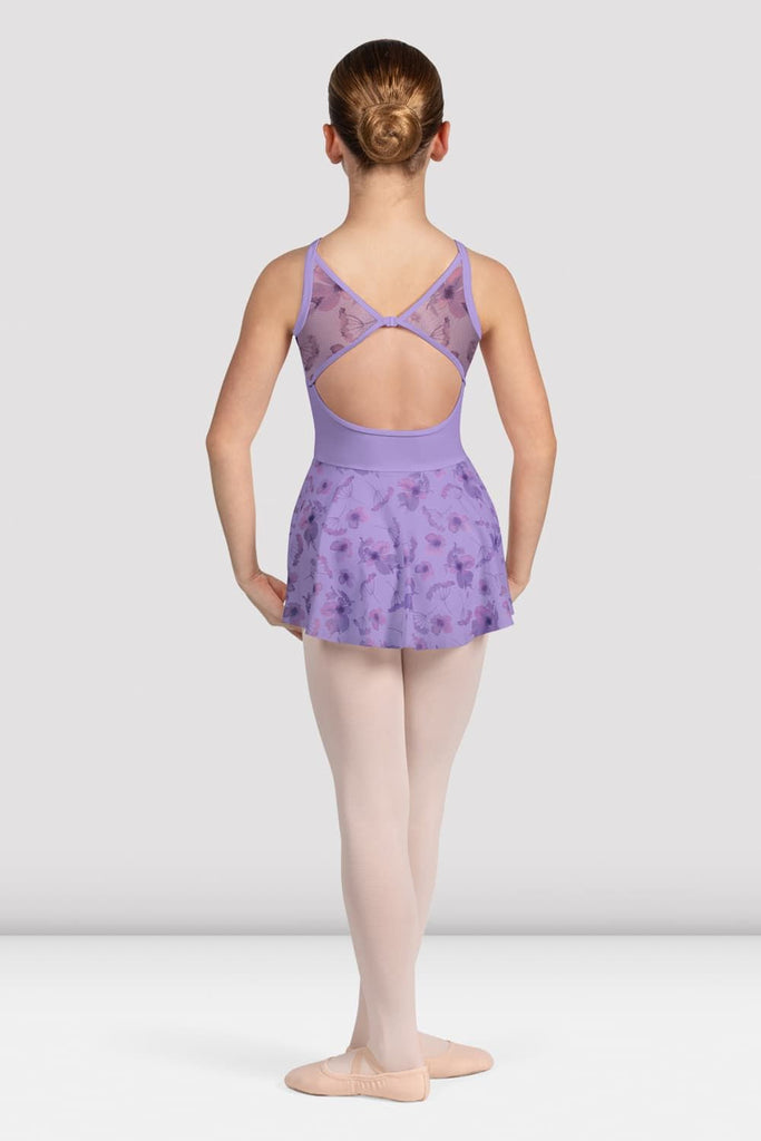 Girls Hazel Floral Camisole Skirted Leotard - BLOCH EU