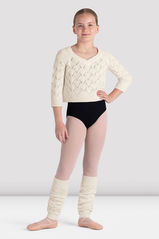 Girls Della Knit Leg Warmers - BLOCH EU