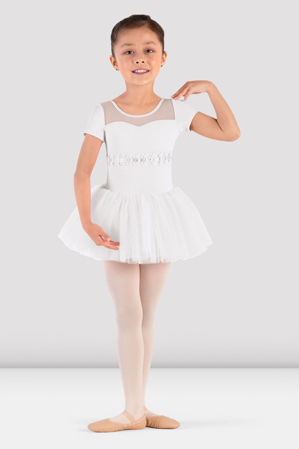 Lito Angels Tutu Danse Classique Fille – Robe Ballerine Rose Avec Jupe Tulle Bouffante, Justaucorps Coton Confortable
