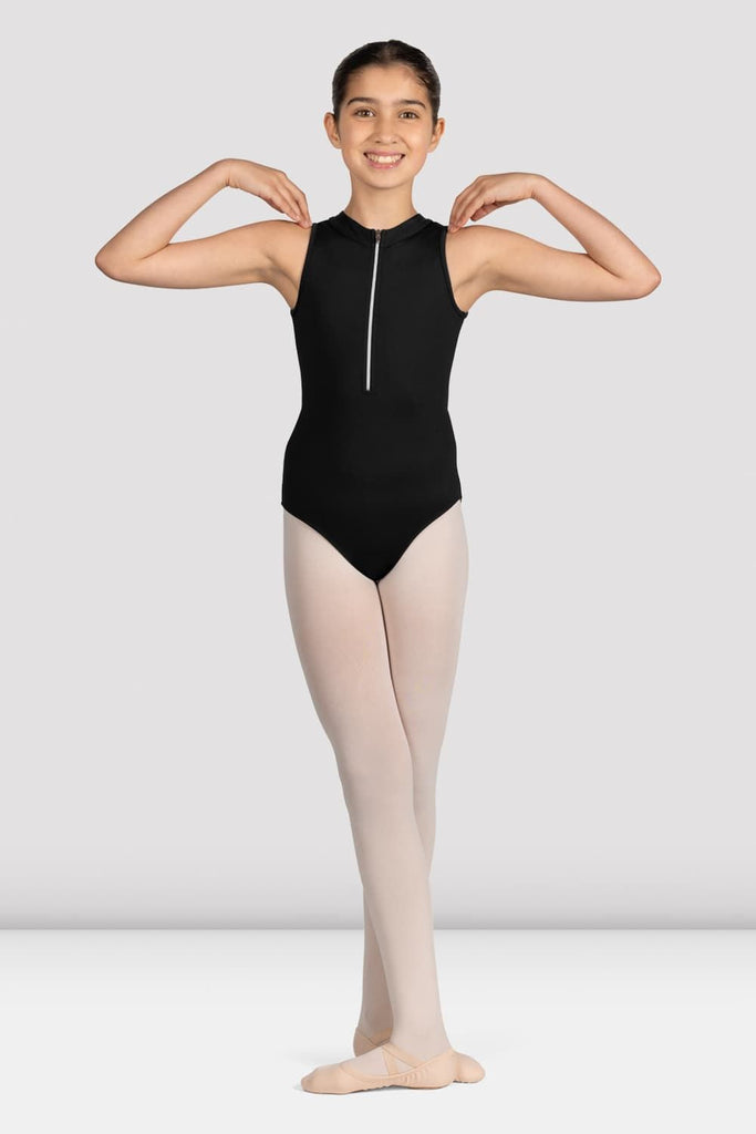 Girls Mirella Glow Girl Zip Front Leotard - BLOCH EU