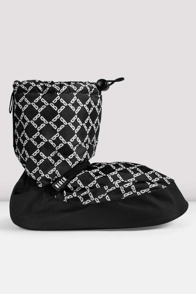 Adult Diamond B Print Warm Up Booties - BLOCH EU