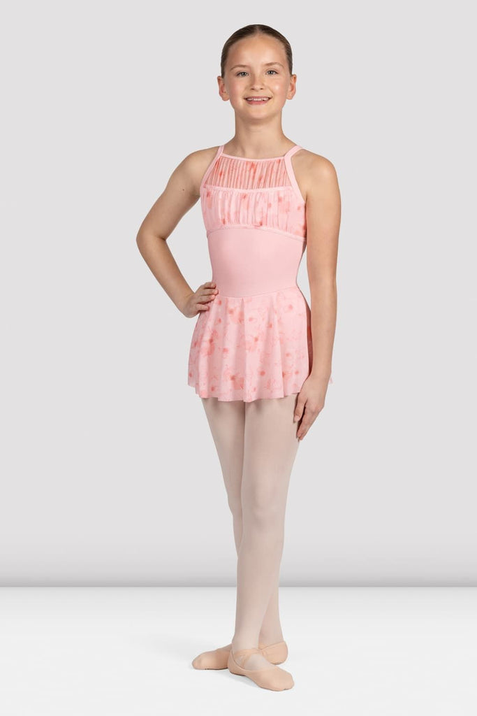 Girls Hazel Floral Camisole Skirted Leotard - BLOCH EU