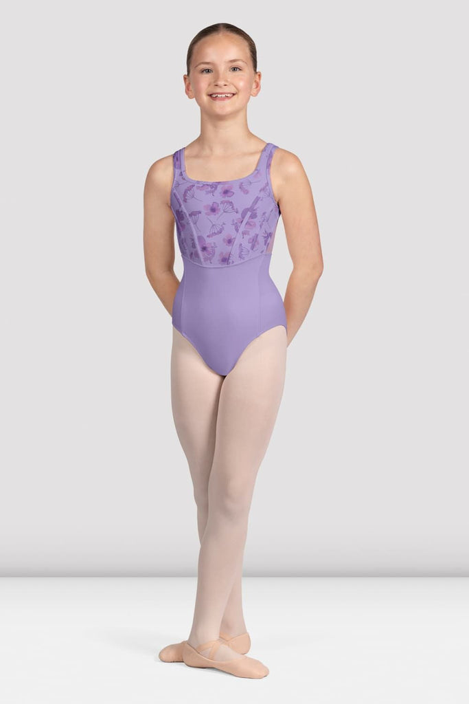 Girls Hadley Floral Tank Leotard - BLOCH EU