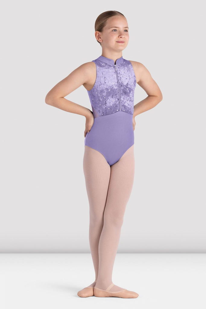 Girls Tanya Zip Front Leotard - BLOCH EU