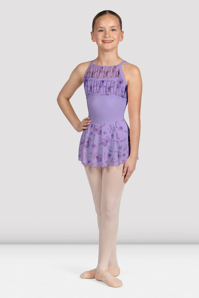 Girls Hazel Floral Camisole Skirted Leotard - BLOCH EU