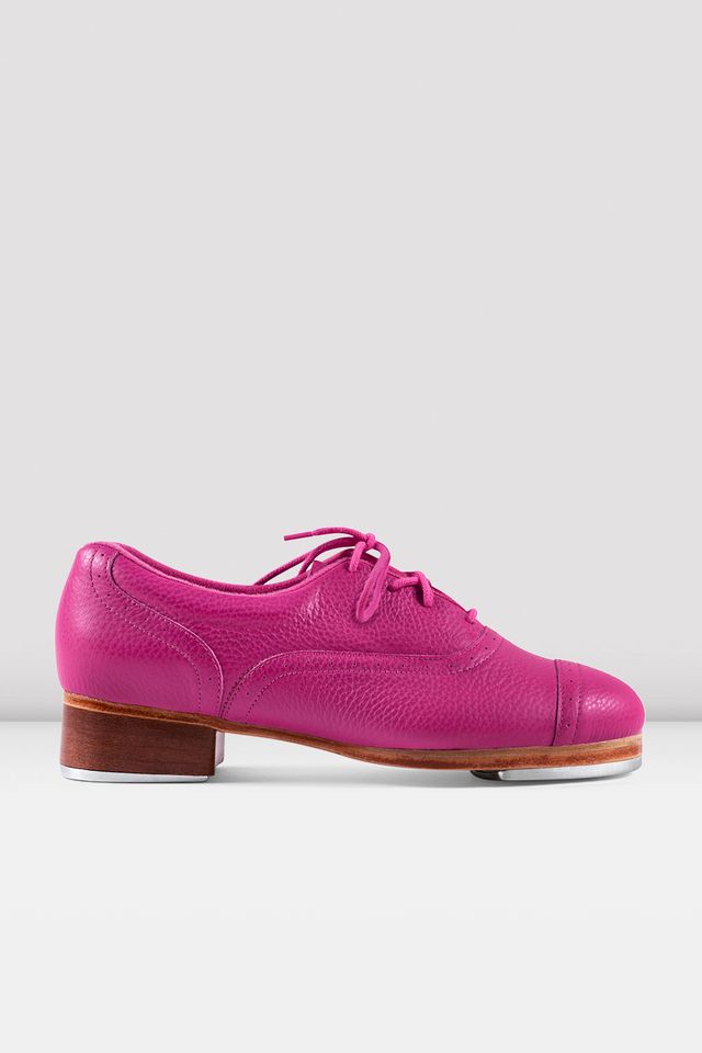 Ladies Jason Samuels Smith Pebble Leather Tap Shoes, Pink – BLOCH