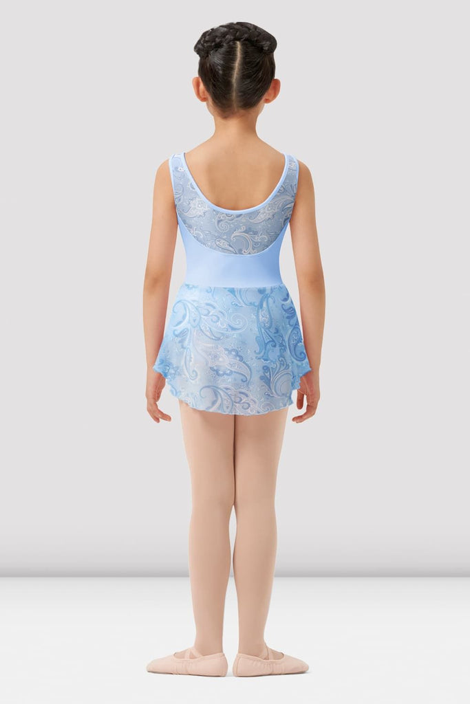 Girls Mirella Paisley Scoop Neck Skirted Leotard - BLOCH EU