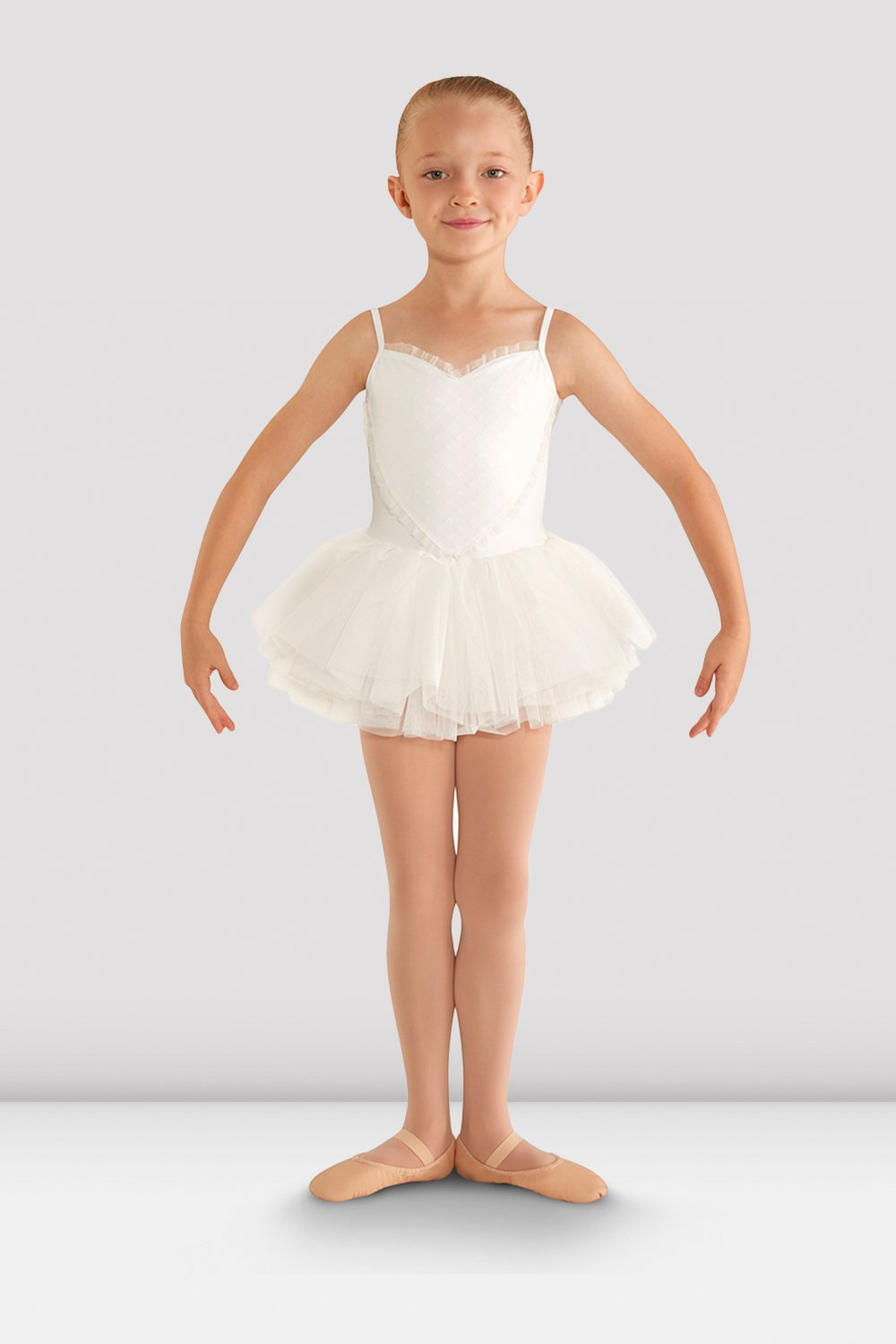 Maillot con falda de ballet incorporada ballet niña Aros Dance - Aros Dance