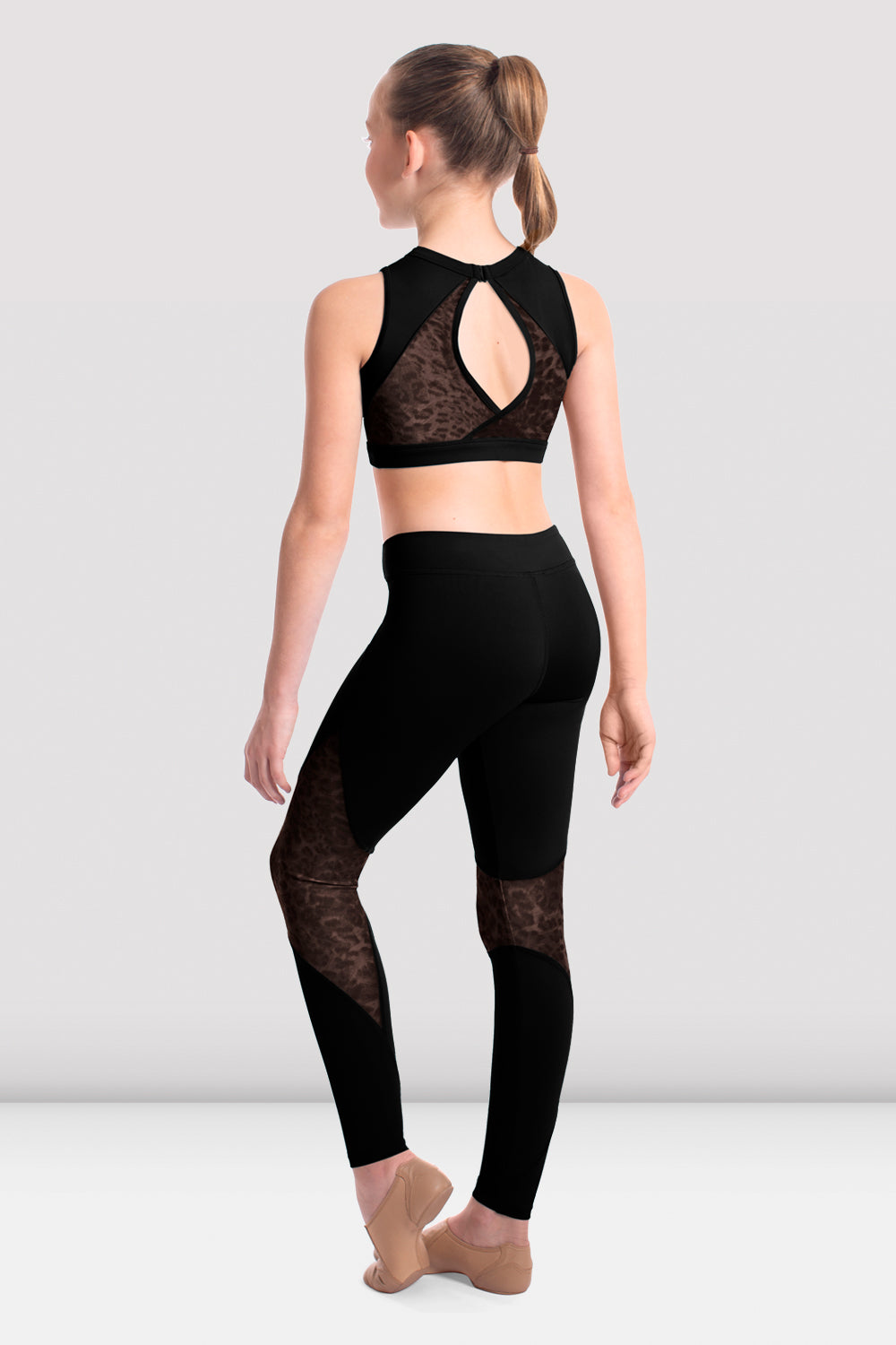 Set Outfit Bimba – Tunica Riccio Arricciata E Leggings A Righe, Cotone 95%