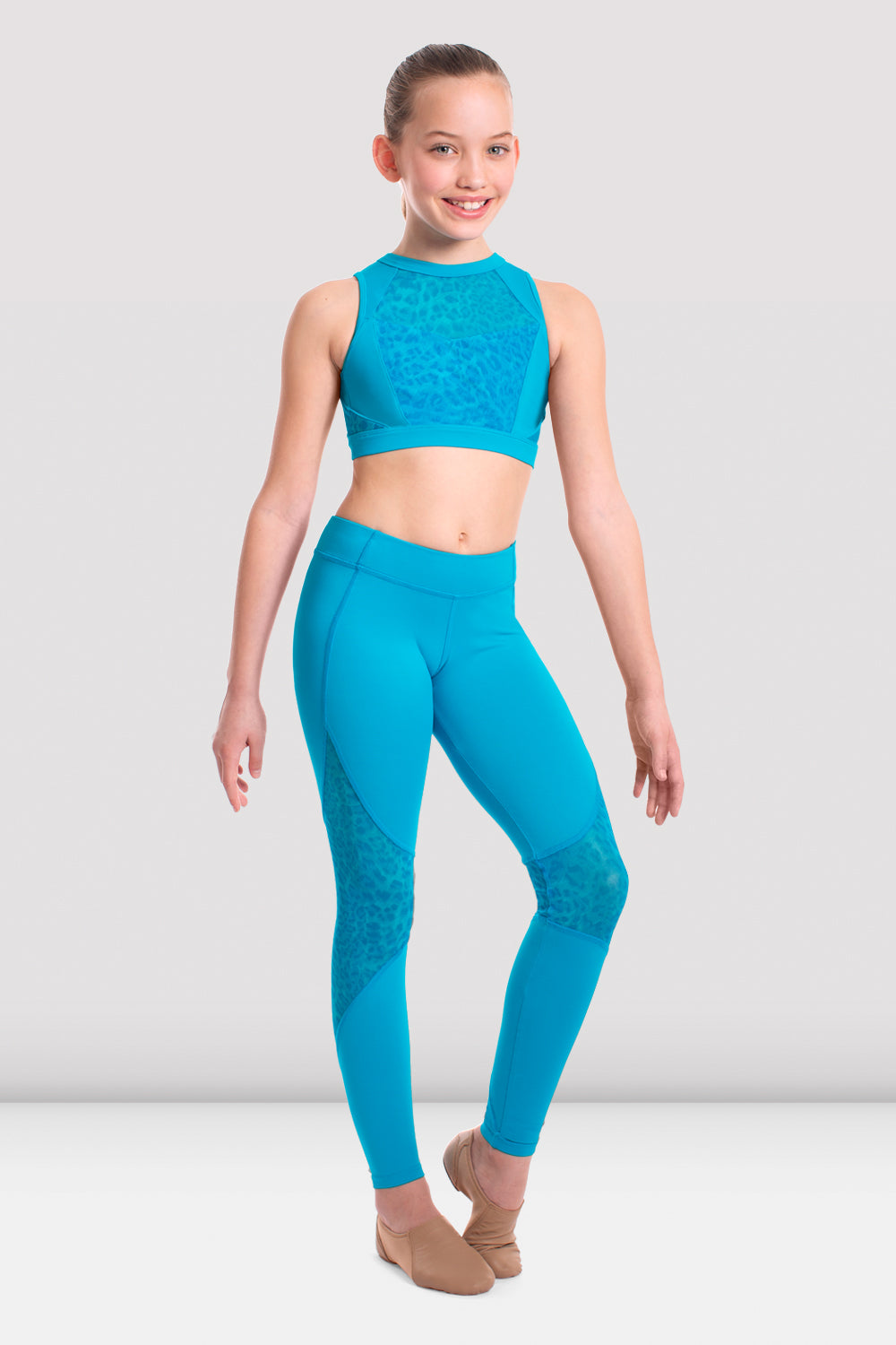 Shop Slim Fit Leggings with Contrast Panel Insert and V-shape