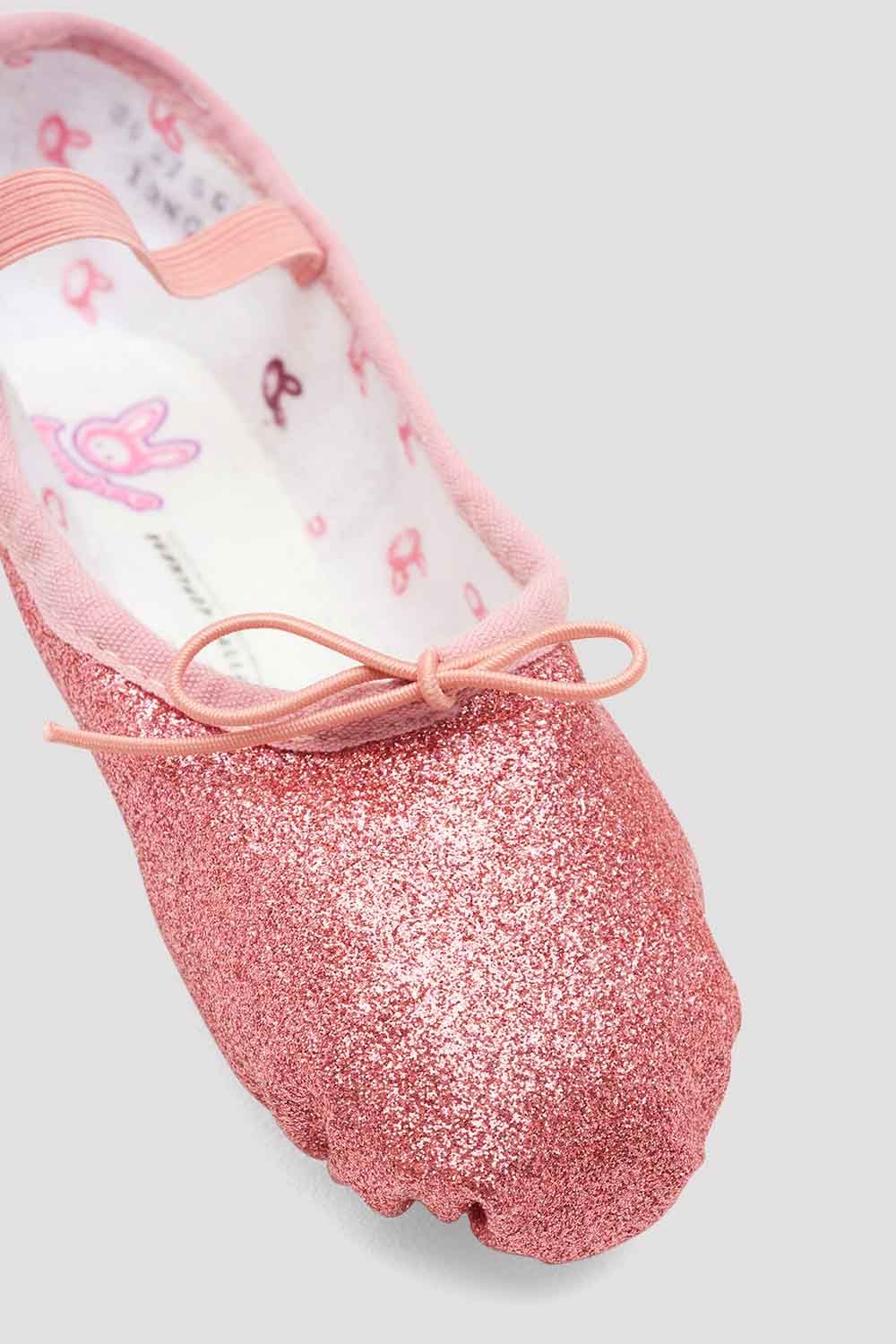Girls Glitterdust Ballet Shoes, Rose | BLOCH EU â BLOCH Dance EU