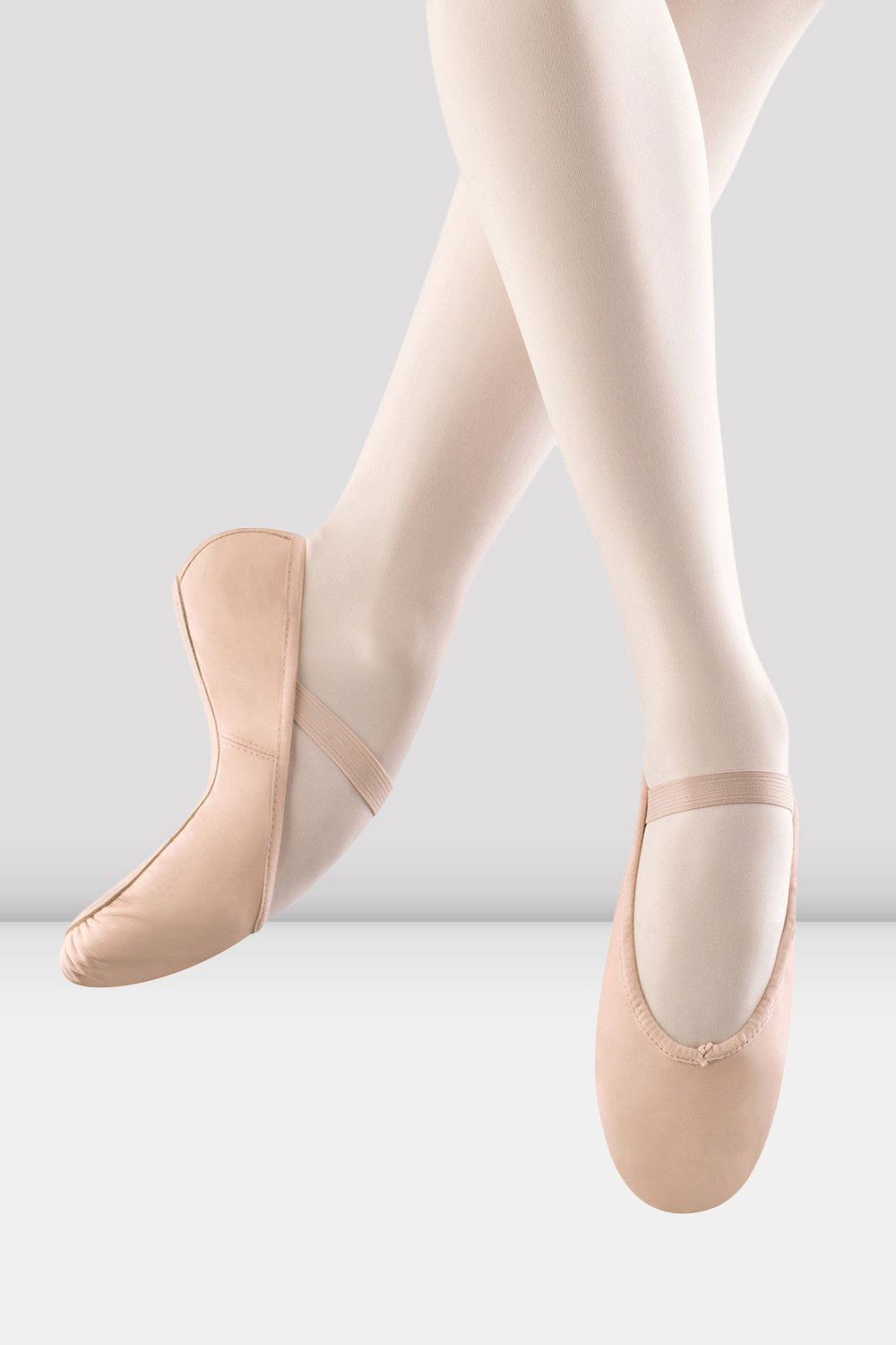 Zapatillas de ballet de cuero Arise para niñas, rosa