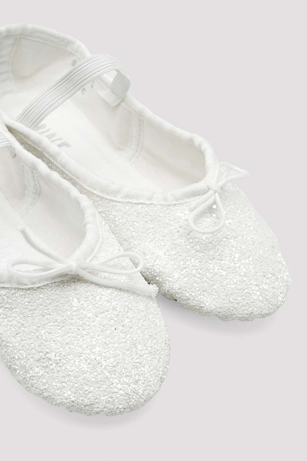 Girls Sparkle Ballet Shoes, White | BLOCH EU â BLOCH Dance EU