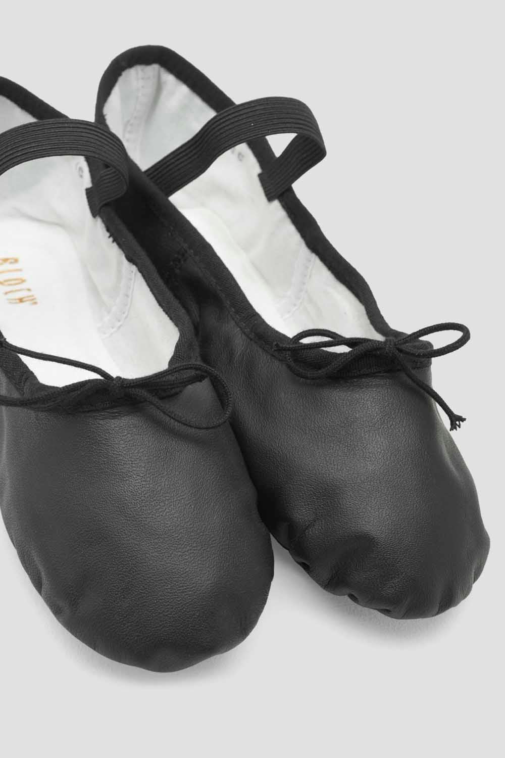 Zapatillas de ballet de cuero Arise para niñas, blancas
