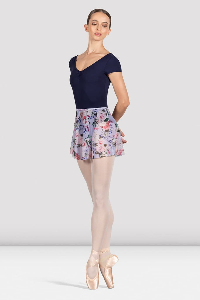 Kcocoo Womens High Quality Pleated Gauze Short Skirt Adult Tutu Dancing  Skirt Polyester Dark Blue 
