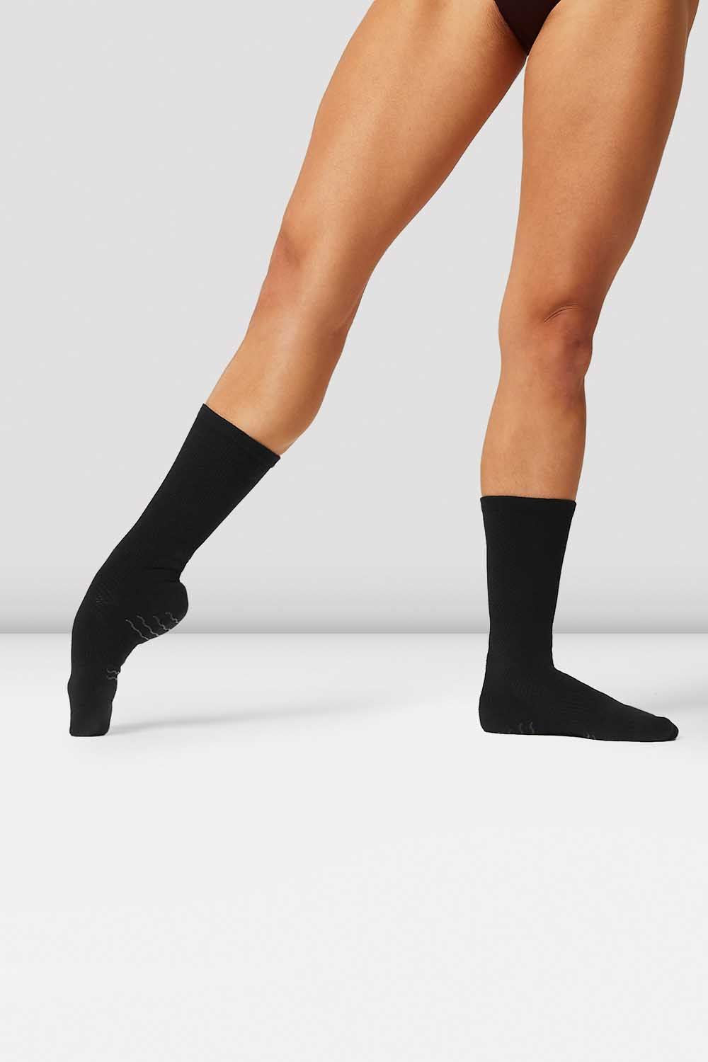 Kids Ankle Dance Socks NSOCKCBLK Black One-Size 