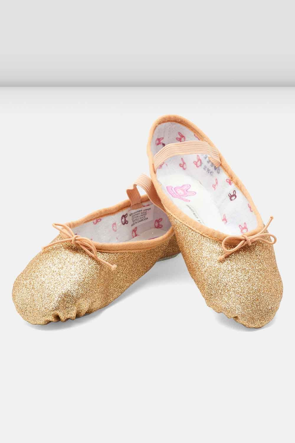 Girls Glitterdust Ballet Shoes, Gold | BLOCH EU â BLOCH Dance EU