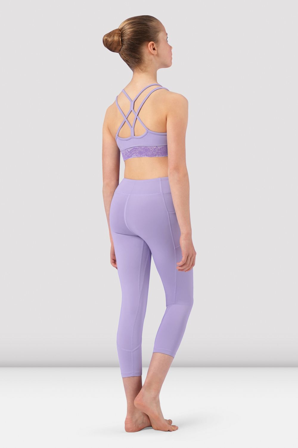 Leggings à empiècements Nadia pour fille, violet – BLOCH Dance EU