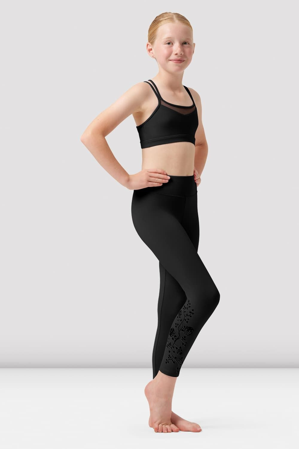 Black transparent legging for dance lessons - 18,90 €